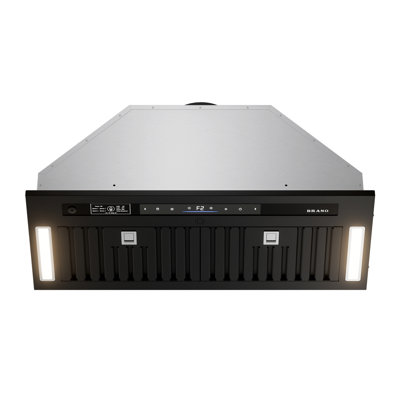 30 Inch 4-speed 900 CFM Convertible Insert Range Hood with Voice Gesture Touch Control & Dishwasher Safe Filter & LED Lights,  Included Charcoal Filter for Ductless