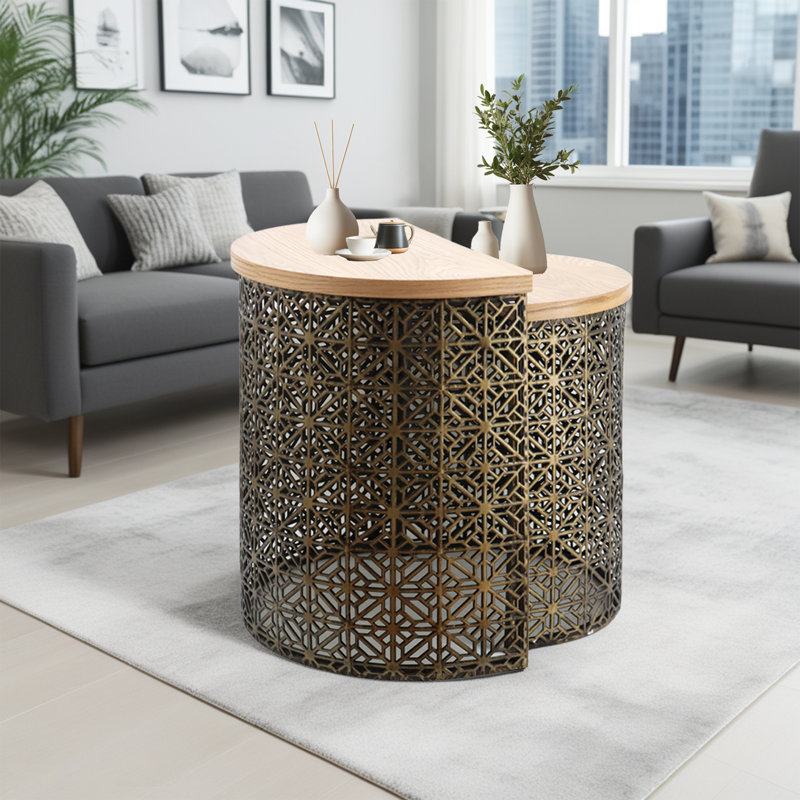 Ensemble de 2 tables d'appoint Nesting
