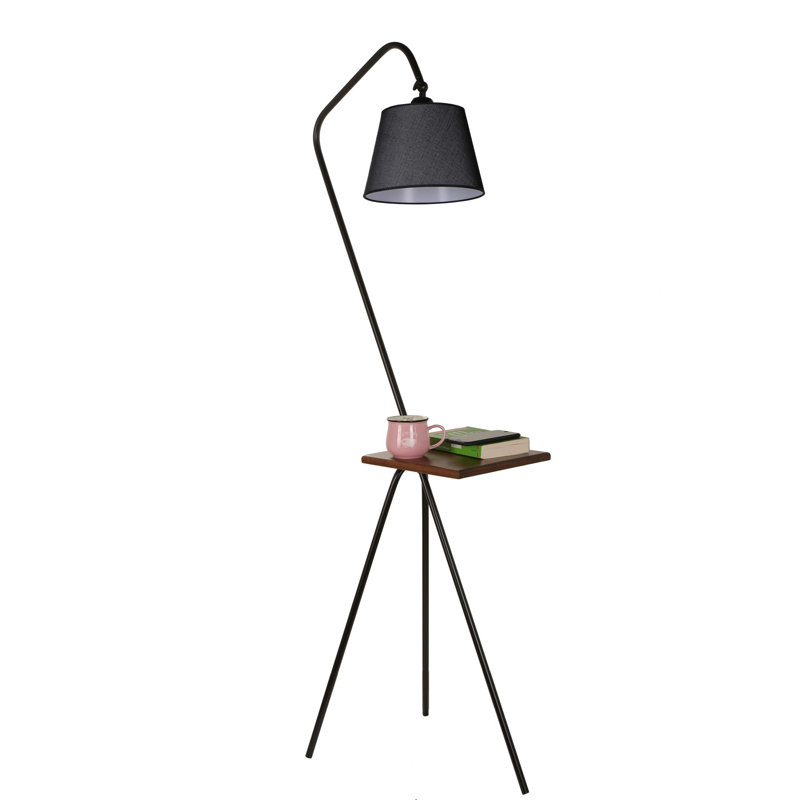 Lampe de table sur pied 65 "Spann, Noir