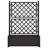 vidaXL Garden Raised Bed with Trellis, Raised Bed for Flowers and Plants, Planter with Drainage Hole, Outdoor and Indoor Use, PP-1667464532-1710729163