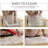 White Small Faux Fur Sheepskin Throw Rug Fluffy Shag Fu...