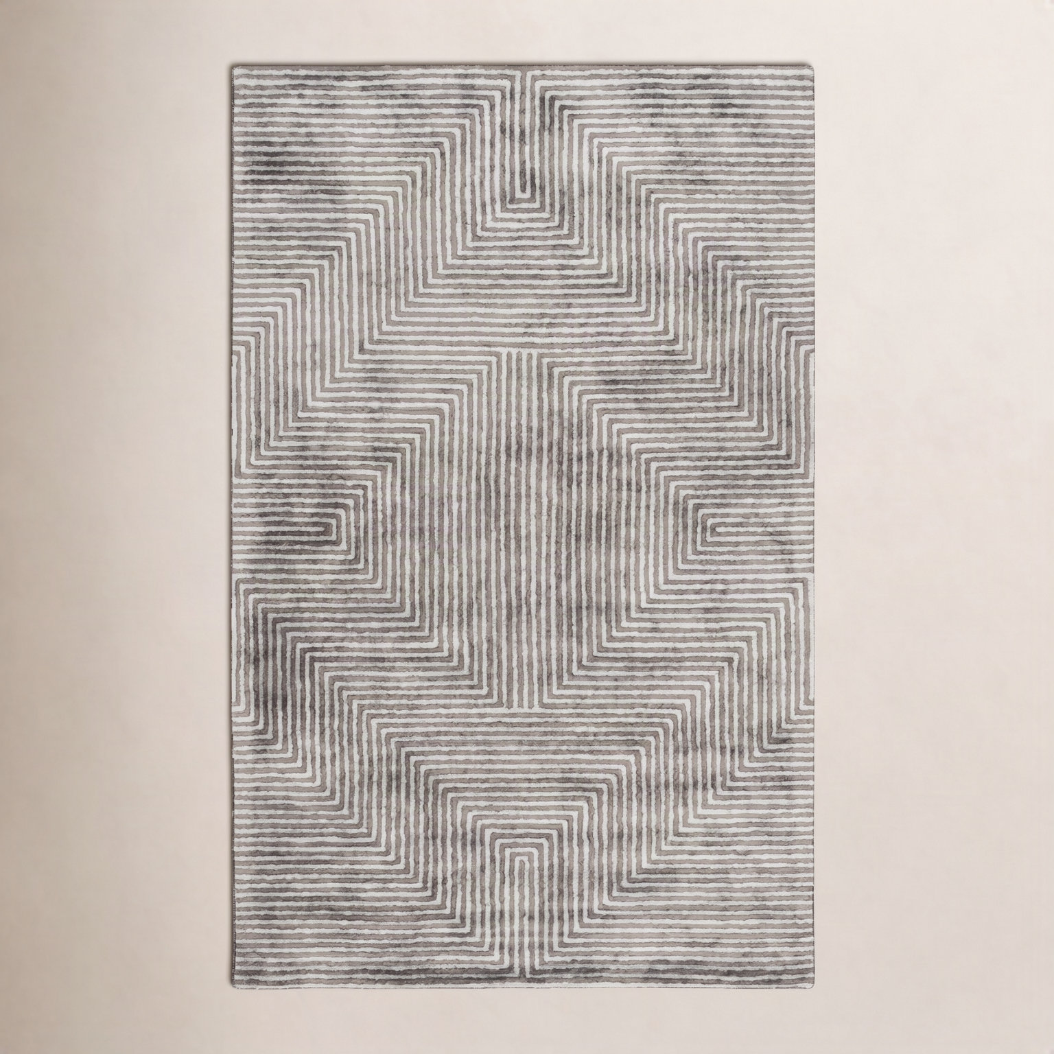 Balos Hand-Tufted Geometric Viscose Rug, Rectangle 9' x 13'