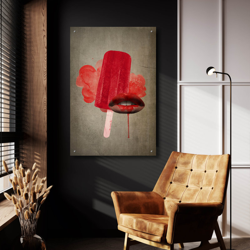 «Cold Kiss» par Elo Marc, H 36 po x l 24 po x P 0,2 po