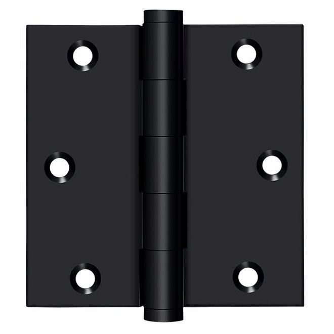Butt Bearing Hinge, Paint Black