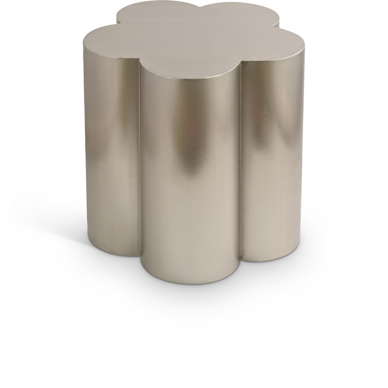 Table de bout Lucky Iron, Argent argent