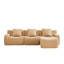Canapé désossé, tissu en peluche de haute qualité à 3 places, conception antidérapante, conception épurée sans accoudoirs incurvés, chaise d'assemblage éponge haute densité 32D pour le salon, la chambre à coucher et le salon-74373897-74373900-74373902