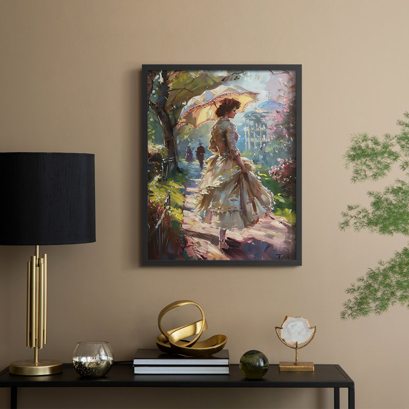 «WOMEN Series DCC XXII» - reproduction encadrée de qualité supérieure - prête à être accrochée - aucun clou requis