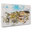 Pagoda In Kyoto- Shi Japan - Wrapped Canvas-61877425