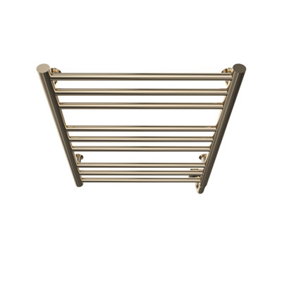 Porte-serviettes chauffant mural électrique 23,5 po x 47,5 po Sorano - nickel poli, garantie à vie