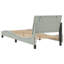 Cadre de lit avec DEL sans matelas Hanko gris clair 90 x 200 cm velours-2064023828-2064023830