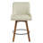 26" Swivel Bar Stool With Pocket Spring Seat & Solid Wood Base-1031658711
