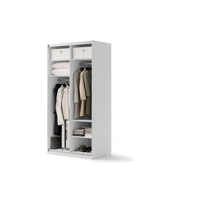 Swanhild Laminate Wardrobe, 235cm H x 120cm W x 71cm D