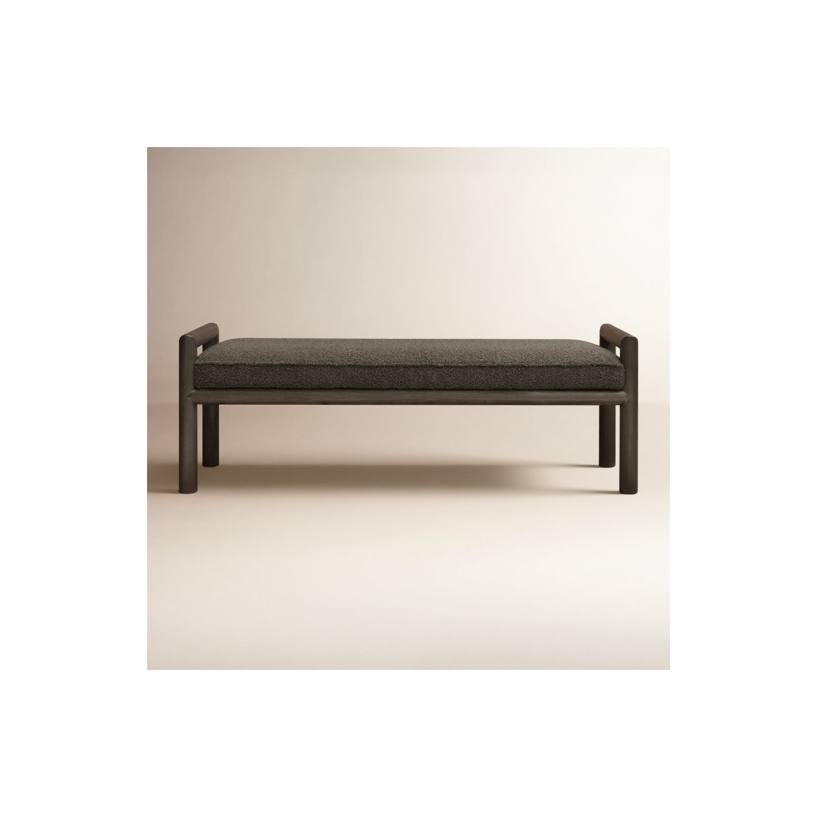 Colleen Bench, Basalt Gray, Gray
