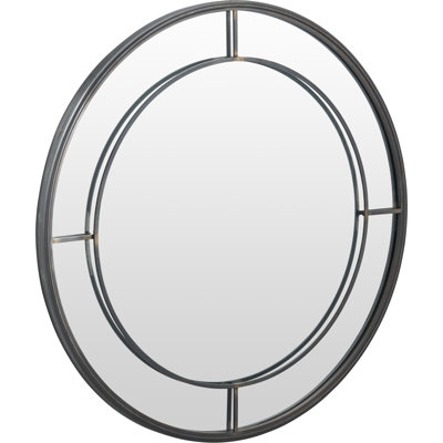 Iron Round Wall Mirror