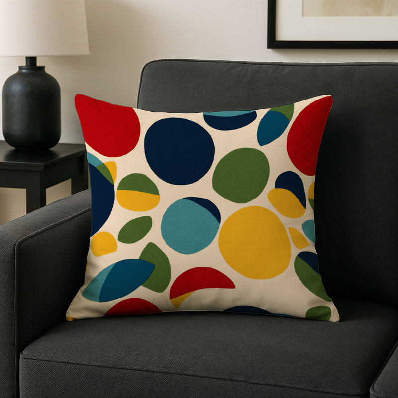 Sleek Trail Indoor And Outdoor Pillow, Square 20"
