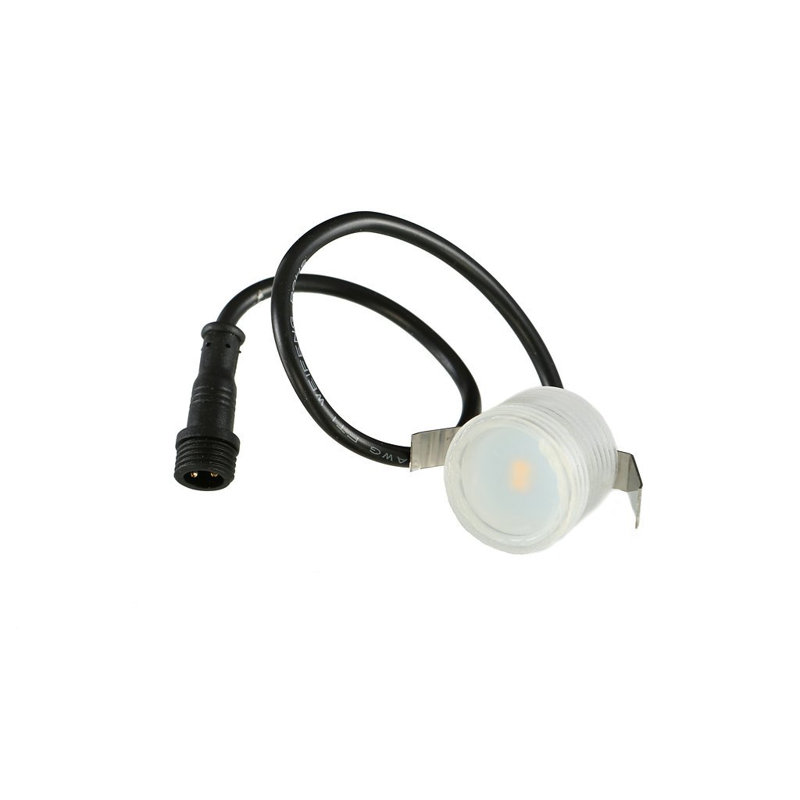 Luminaire d'extérieur encastré, Noir