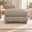 Galaxy Heirloom Quality Ottoman in Buttery Soft 100% Top Grain Leather, Made to Order-449843386