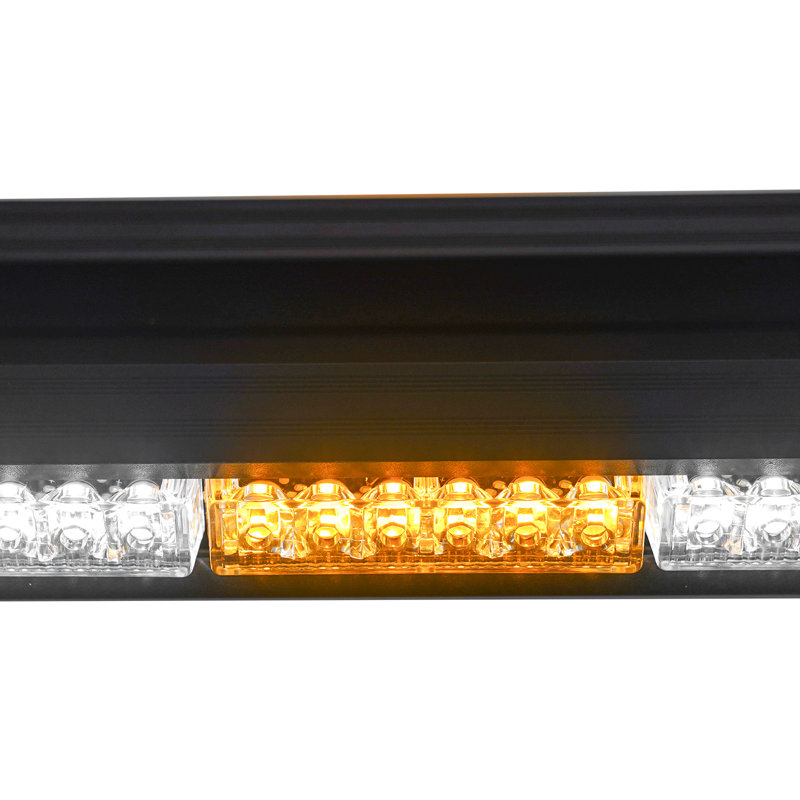 Lumière stroboscopique de secours à DEL pour voitures / véhicules récréatifs / fourgonnettes / camions, Ambre / Blanc