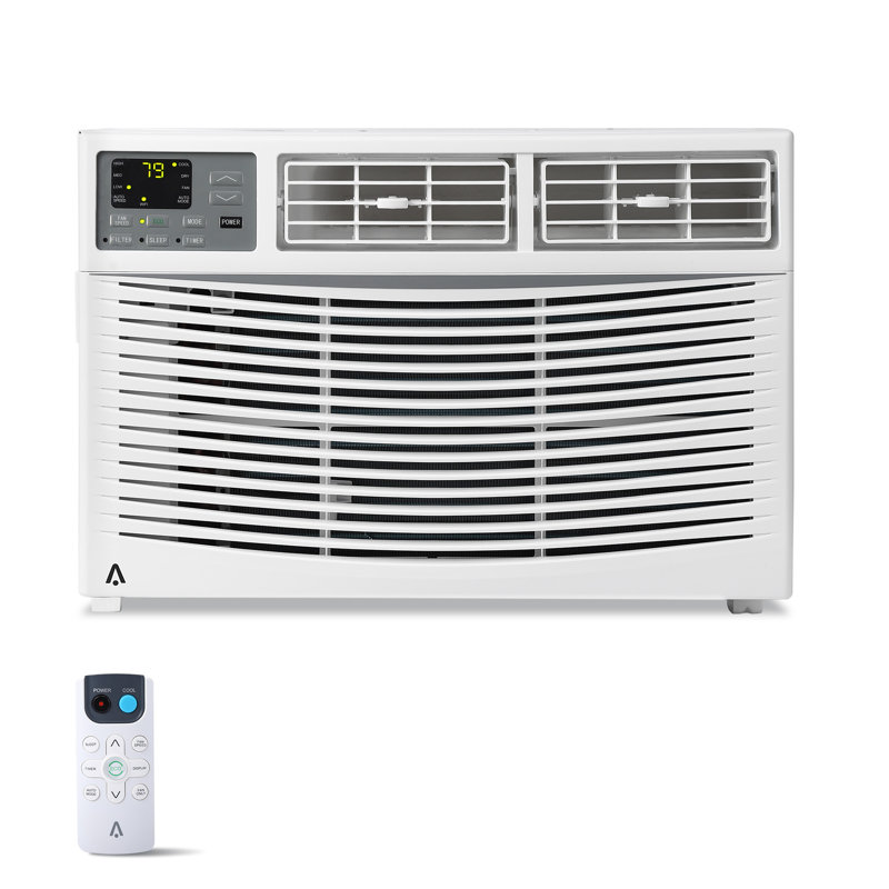 Window Air Conditioner, 8000 BTU Window AC for 370 Sq. ft, Features Dehumidify & Fan Modes, Quiet Performance, Easy Setup