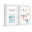 Machine Wash and Line-Dry by Marmont Hill - 2 Piece Single Picture Frame Rectangle Painting