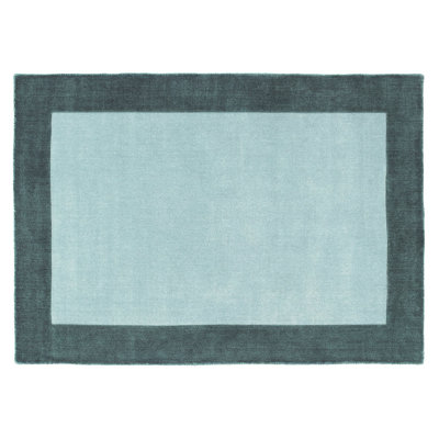 Wool Hand Loomed Area Rug Grey