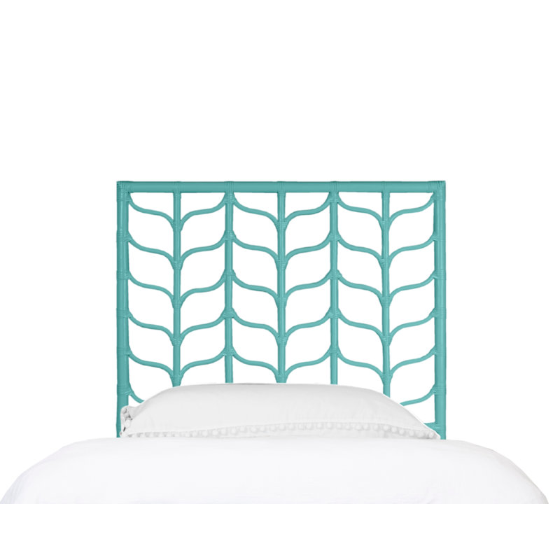 Ivy Open-Frame Headboard, Twin Extra Long, Pool Blue