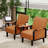 Whole Metal Frame Upholstered Accent Chair With Side Tray Table-76094517
