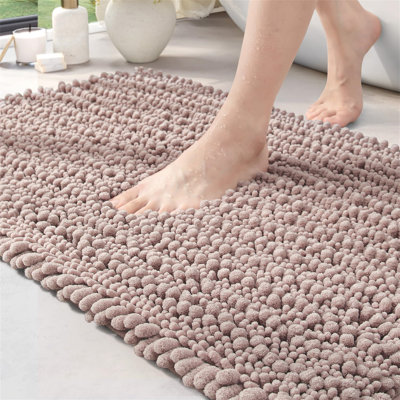 Ridhawn Chenille Non-Slip Bath Mat