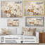 Minimalisme géraniums beige II-1339220419-1339220418
