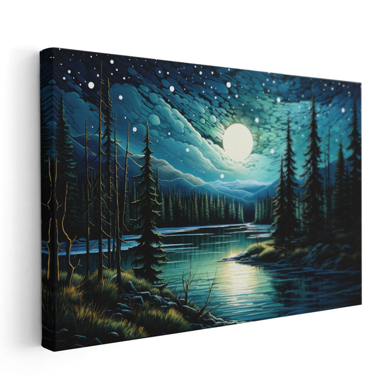 " The New Age Starry Night ", 40'' H x 60'' W