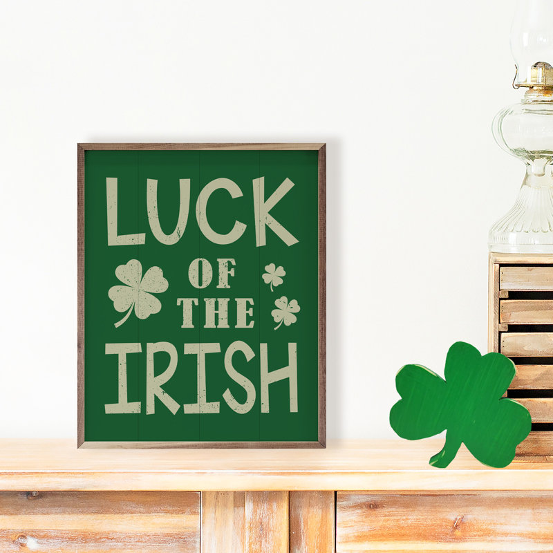 Luck Of The Irish Green, H 10 po x l 8 po