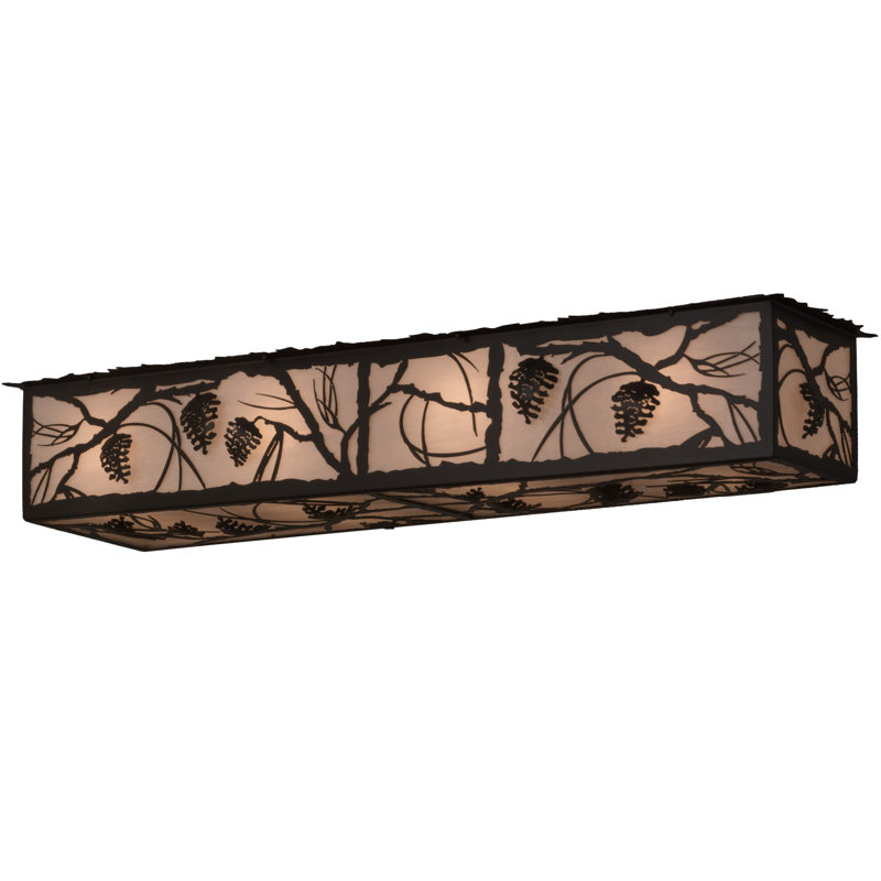 Rustic Lodge 8 - Light Flush Mount