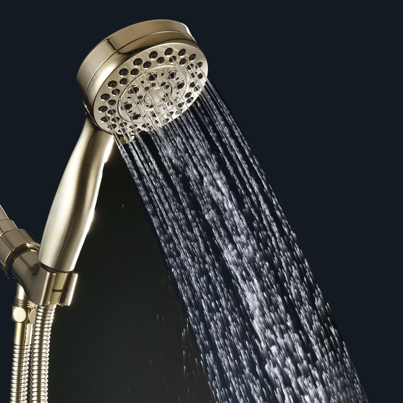 Handheld Shower Head 2.5 GPM GPM, Brushed Gold