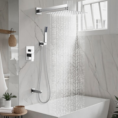 Complete Shower System with Rough in-Valve