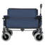 Chariot pliant 3 en 1 avec siège de banc - capacité de 500 lb, roues tout-terrain de 9 po x 4 po, structure en acier robuste pour le camping, la plage et l'extérieur-121259153