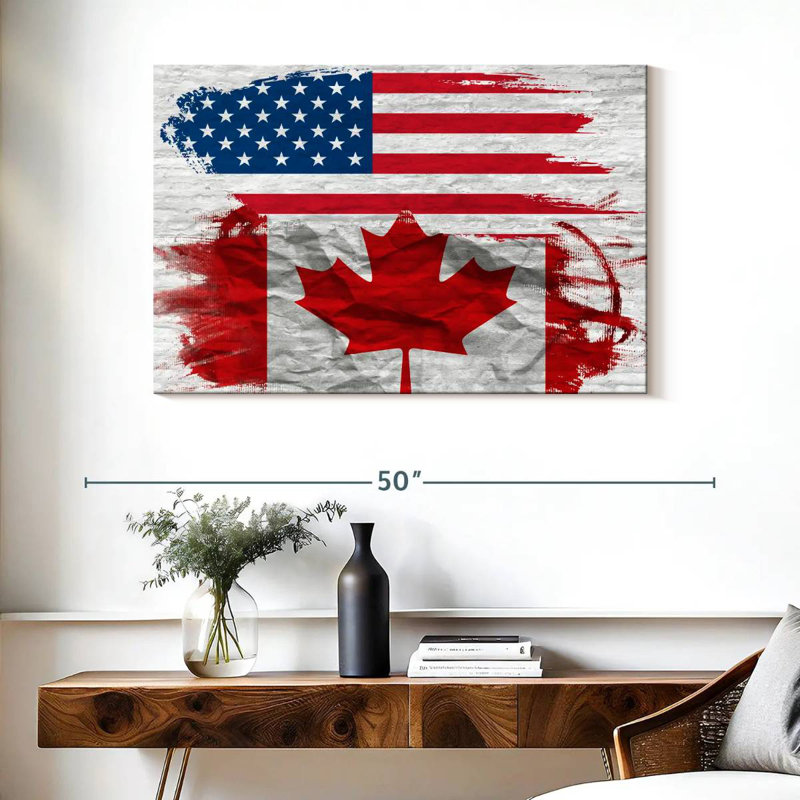 Borges USA And Canada Flag