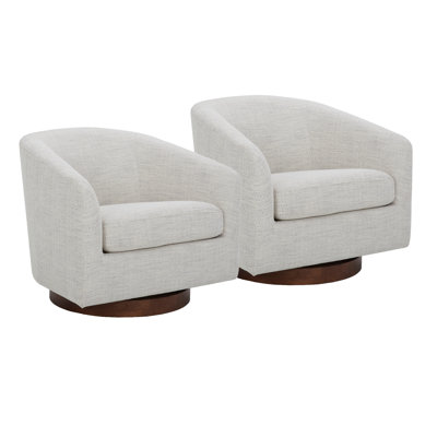 Bennett Swivel Barrel Chair