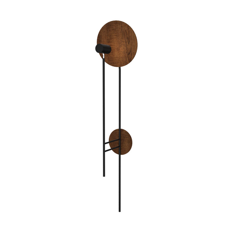 Dot 1 - Light Armed Sconce, Imbuia