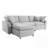L-Shaped Modular Sofa With Reversible Chaise