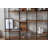 Modern Industrial Bookshelf, Walnut Color, 66.9 x 70.9 x 13.8 inches | 100% Melamine Coated Chipboard with Sturdy Metal Legs | 33 lbs Bearing Capacity | Stylish Storage Solution for Home & Office