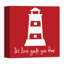 « love guide home », art sur toile Kacie