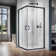 34"D x 34"W x 72"H Framed Square Shower Enclosure with 1/4"Tempered Glass Corner Shower Enclosure