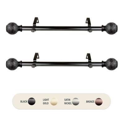 Adjustable Single Curtain Rod