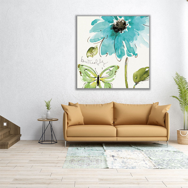 Morning Dew II - reproduction d'art sur toile, H 12 po x l 12 po