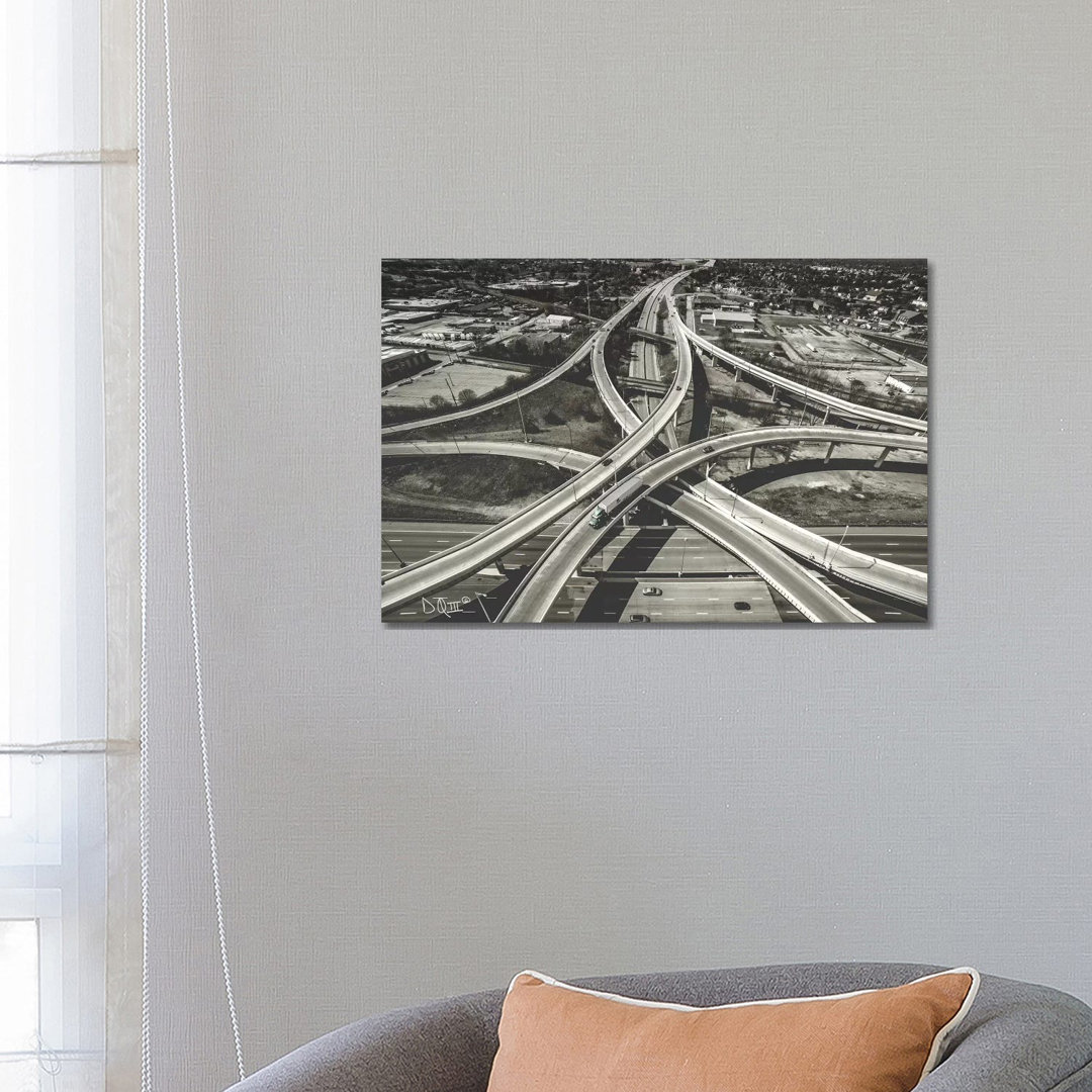 Highway Crossing von Donnie Quillen - Gallery-Wrapped Canvas Giclée on Canvas