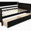 Lit plateforme simple avec rangement en bois massif Gamma-225546477-137822040