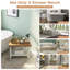 Banc de douche en bois manufacturé Gabouray