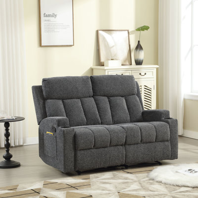 Seho 3-Piece Upholstered Manual Reclining Heated Massage Seating Set