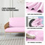 Housse pour canapé-lit réversible en tissu de polyester réversible avec fermeture à glissière 3 côtés-87758523-96484495