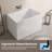 39‘’ Freestanding Soaking Acrylic Bathtub